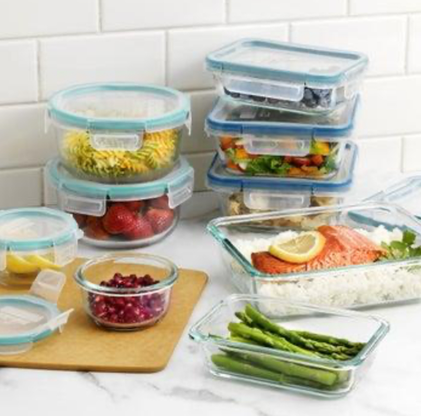 Snapware Pyrex 18-piece Glass Food Storage Set